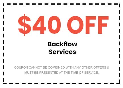 Discounts on Backflow Services