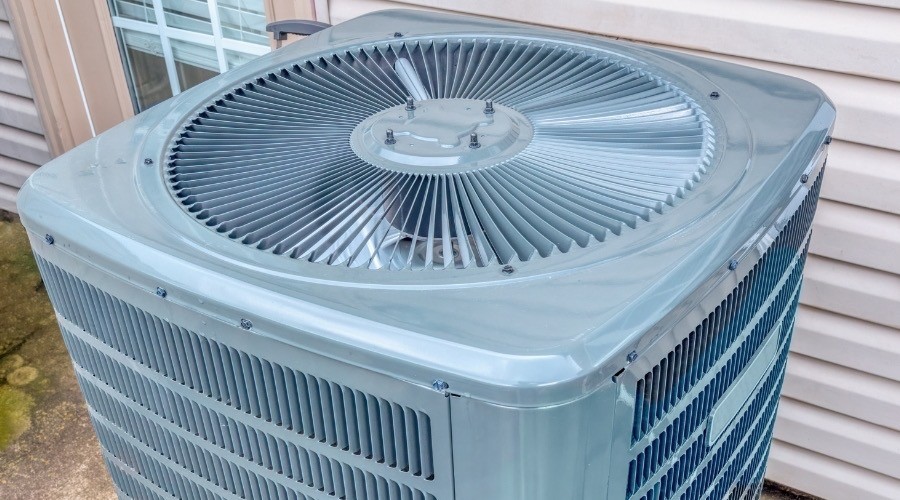 Modern air conditioning condenser unit for AC replacement and improved home comfort